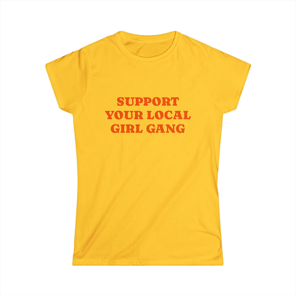 Thumbnail: GIRL GANG - Fitted tee