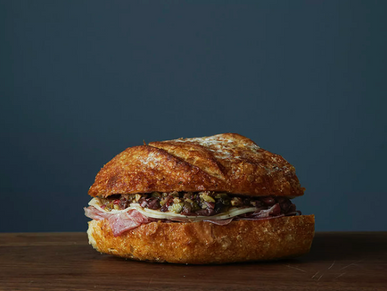 Napoleon Bonaparte Muffaletta Sandwich