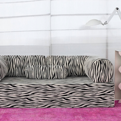 Zebra Stripes Take Over OMHU’s TEDDY Sofa