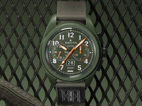 Zenith and Porter-Yoshida Pilot Watches in Green Ceramic
