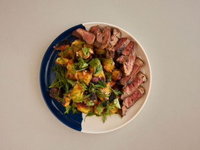 Mojo-ish Steak & Batatas