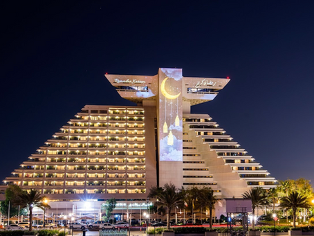 The Sheraton Grand Doha is a symbol of Qatari opulence