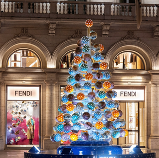 Fendi's Holiday Season Vibrantly Unfolds Throughout Its Boutiques