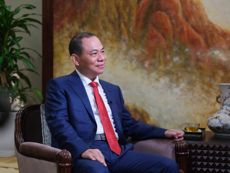 Pham Nhat Vuong Invests $321 Million in Vingroup Shares for the Railway Developer VinSpeed