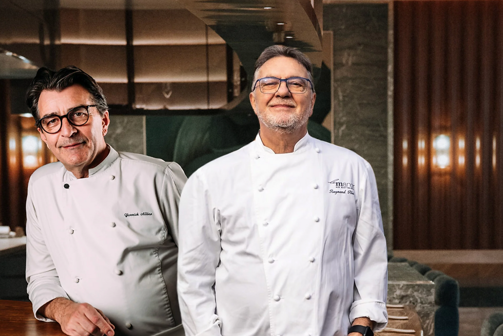 Raymond Blanc and Yannick Alléno