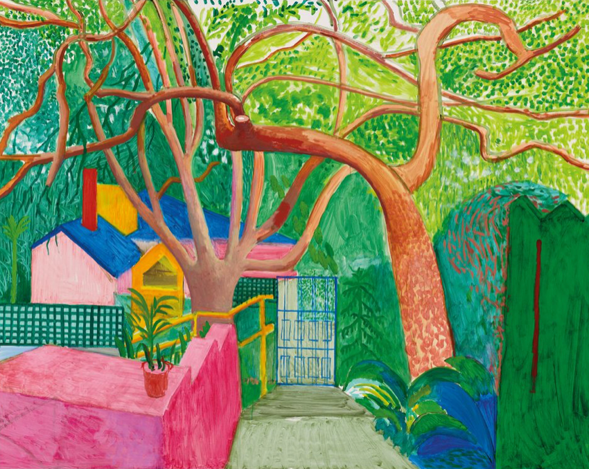The Gate by David Hockney