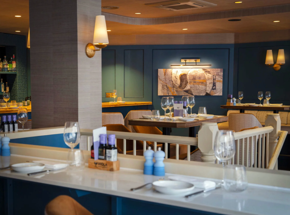 The interior design at Bellazul