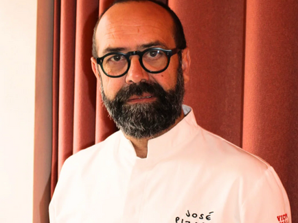 José Pizarro Cooking Food for Chelsea Flower Show