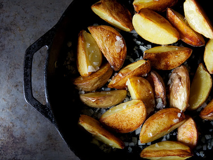 Greek Mahogany Potatoes
