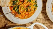 Wholesome Inspiration: Tomato Dhal with Greens by Hugh Fearnley-Whittingstall
