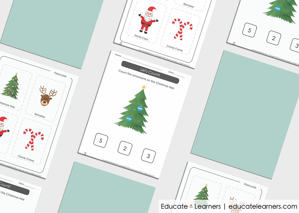 Christmas Themed Worksheets Christmas Themed Worksheets