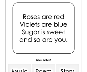 Story, Poem, Types of Writing, Image Response, Text Response