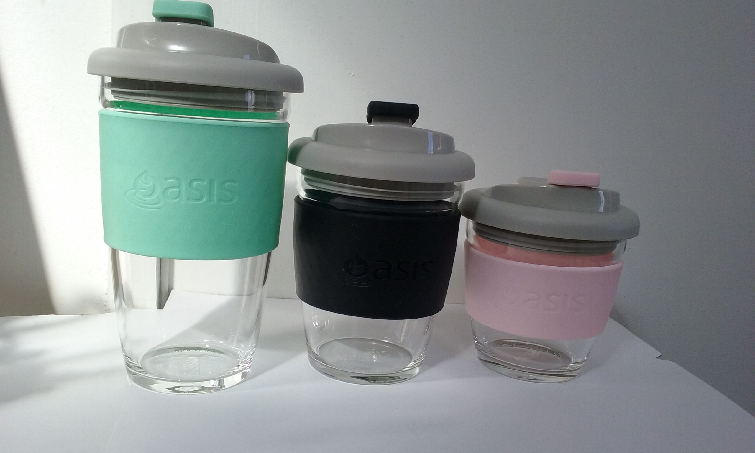 Oasis - Borosilicate Glass - Travel cup