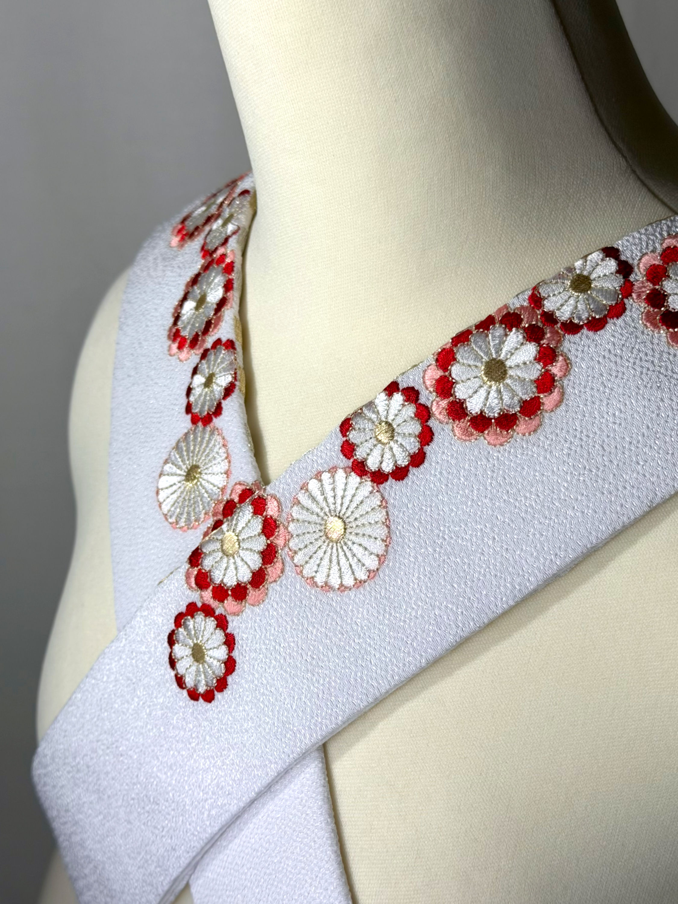 女形衿*刺繍リバーシブル