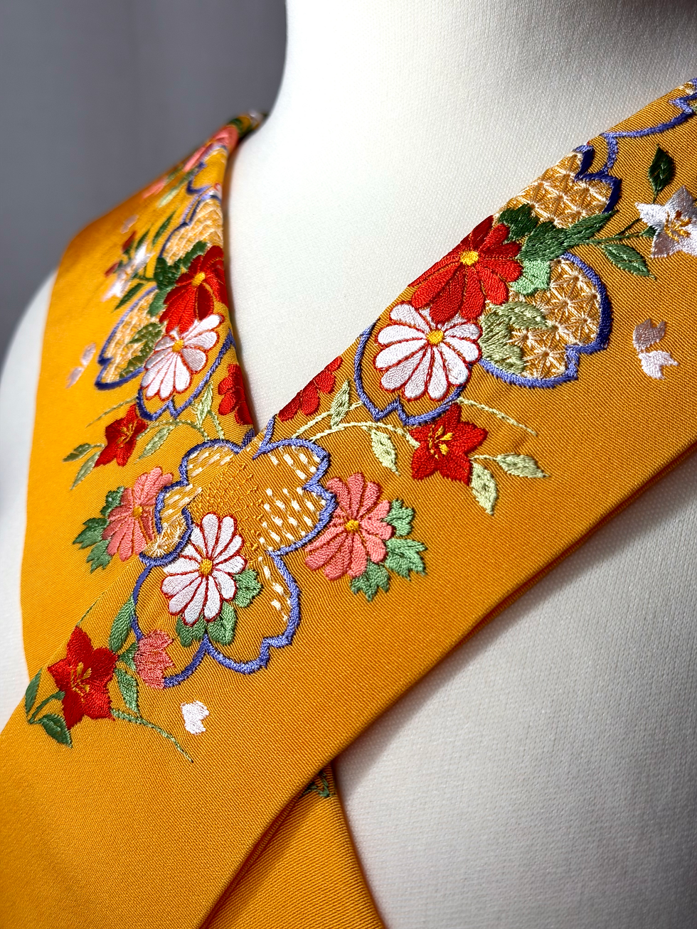 サムネイル： 女形衿＊刺繍