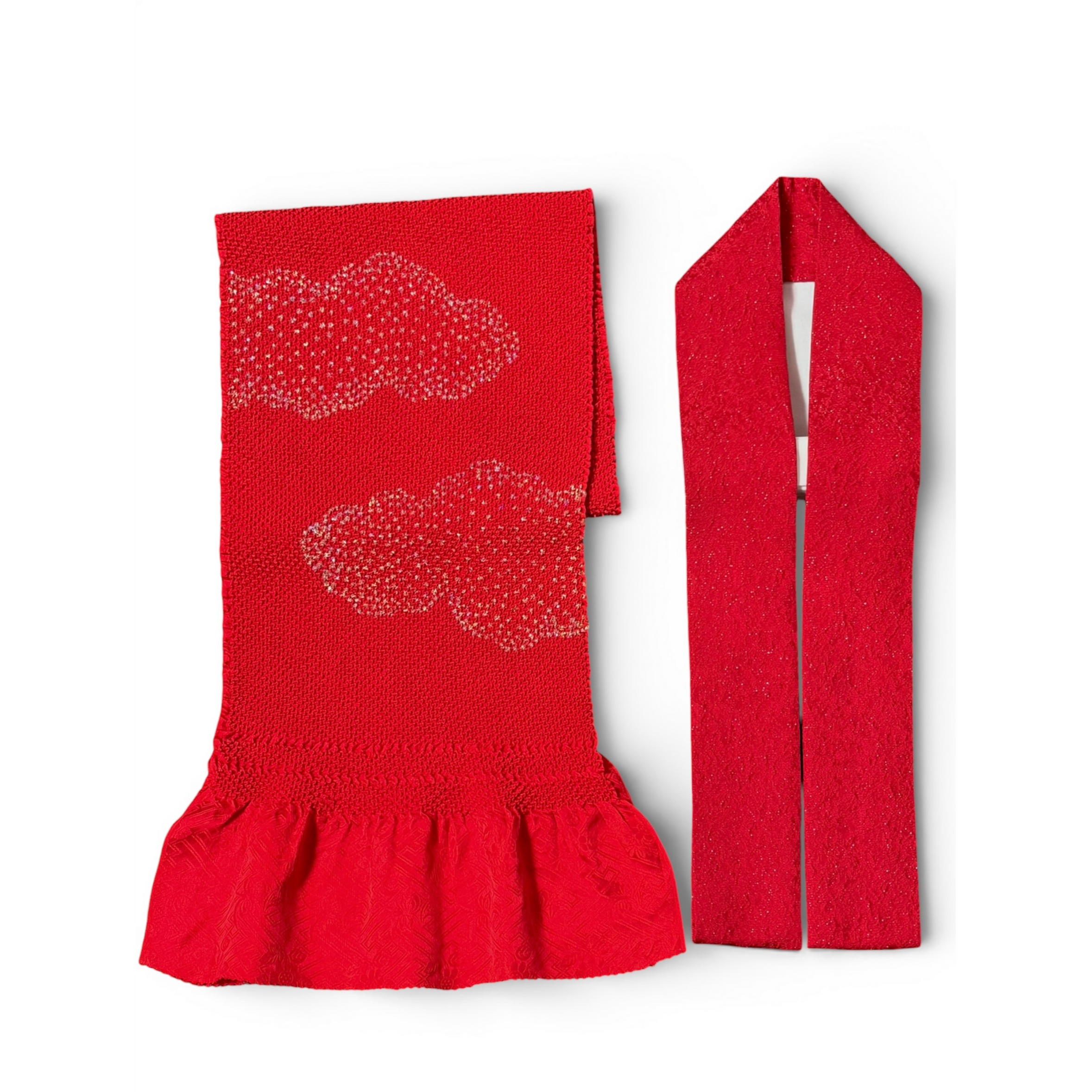 正絹女形衿&帯揚げSET