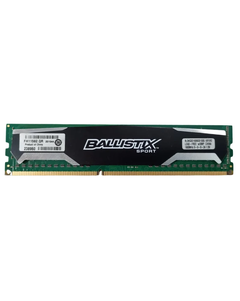 pcypartes | Venta de computadores de segunda bogotá y computadores usados |MEMORIA RAM BALLISTIX SPORT 8GB DDR3