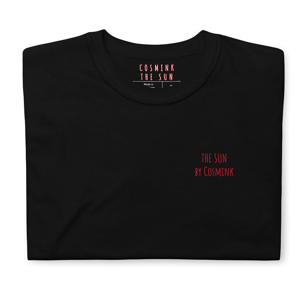 T-Shirt "THE SUN" carte de tarot imprimée au dos