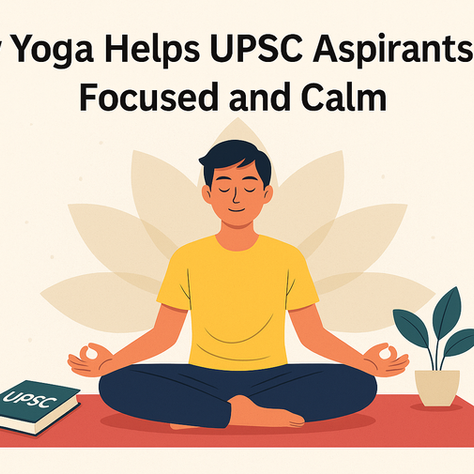 How Yoga Helps UPSC Aspirants Stay Focused and Calm