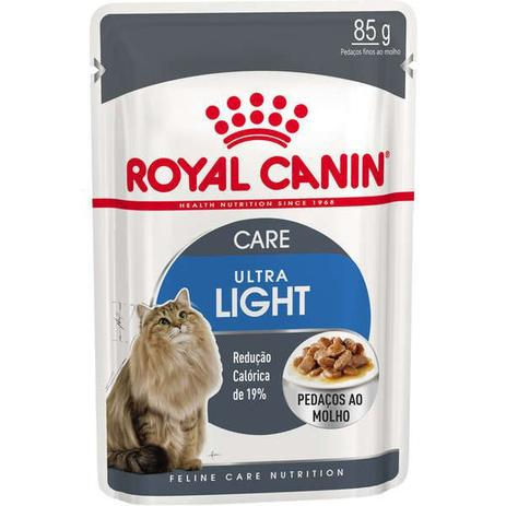 Ração Royal Canin Sachê Para Gatos Ultra Light 85g
