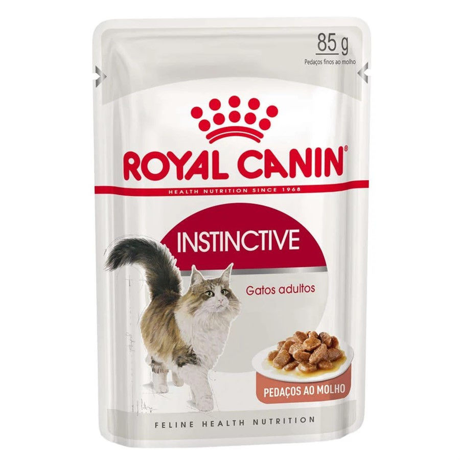 Alimento Úmido Sachê Royal Canin Instinctive Gatos Adultos 85g