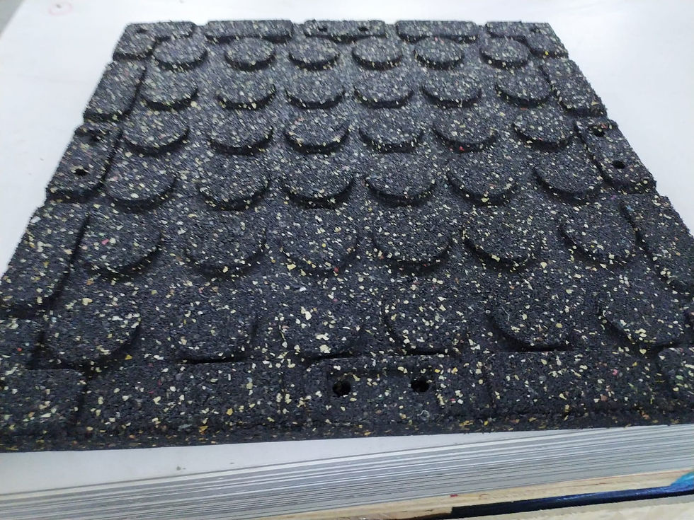 Thumbnail: 20mm thick gym and playground rubber flooring 