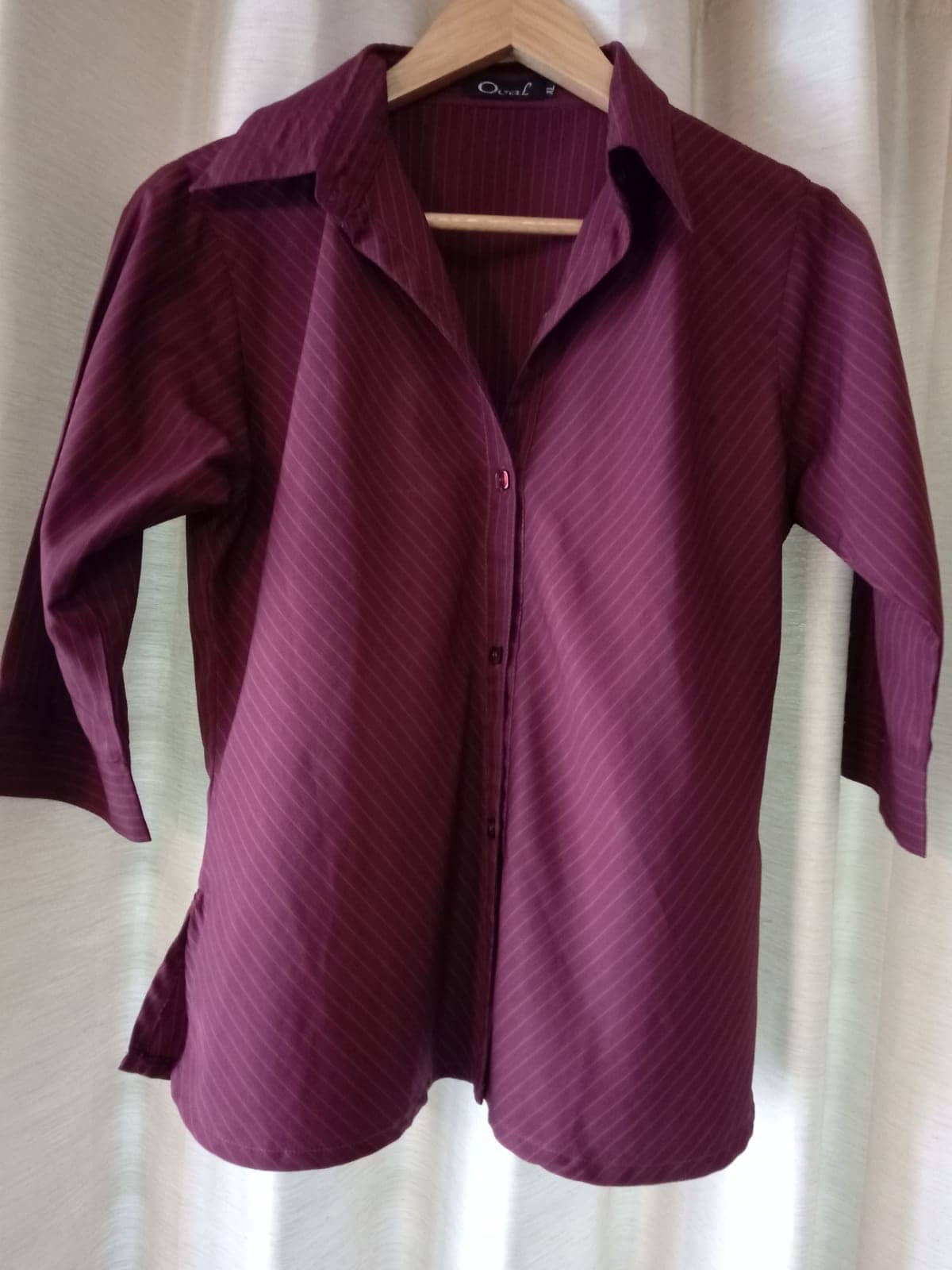 Maroon Women's formal shirt