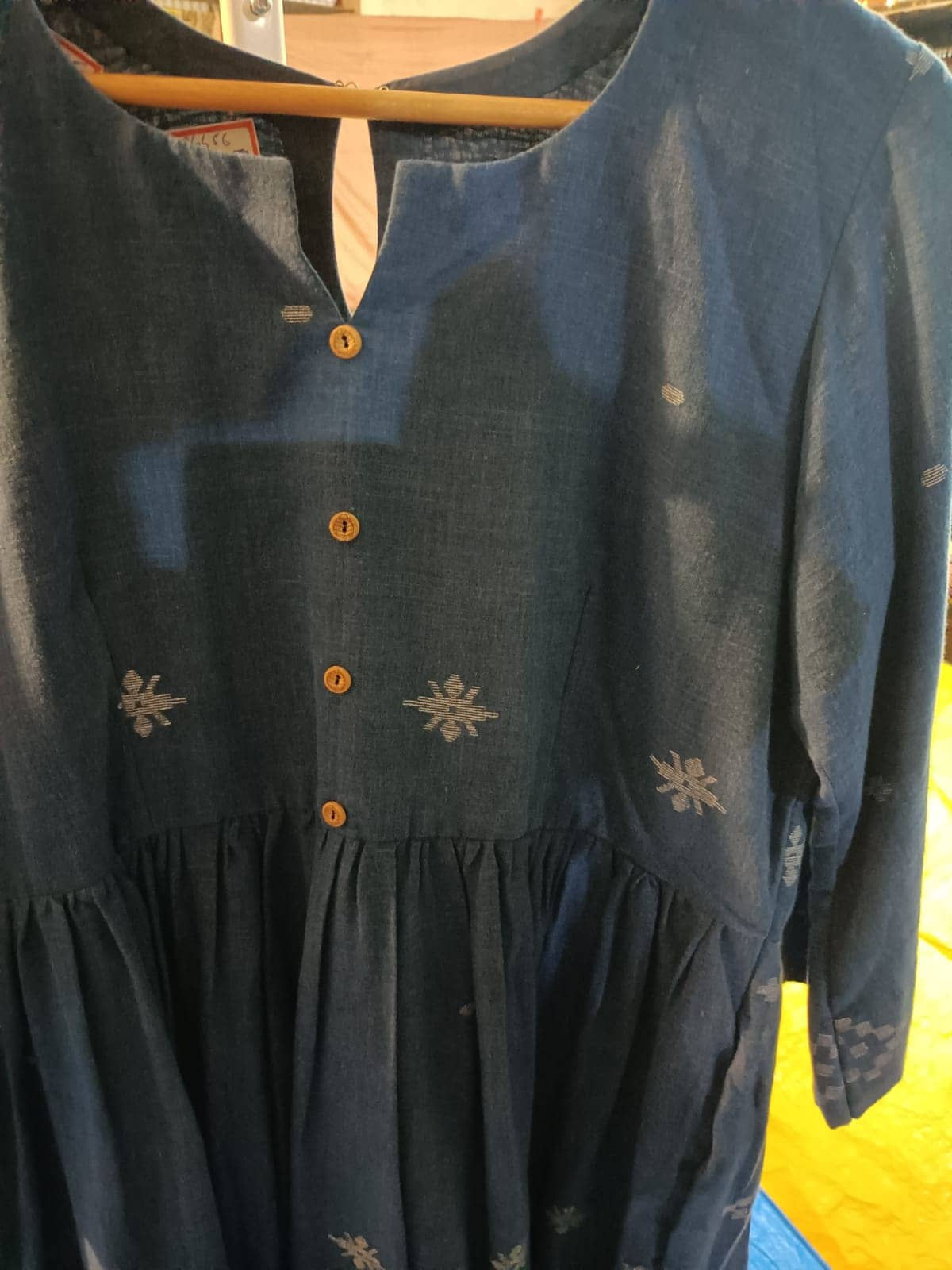 Blue Jamdani Kurta/Dress