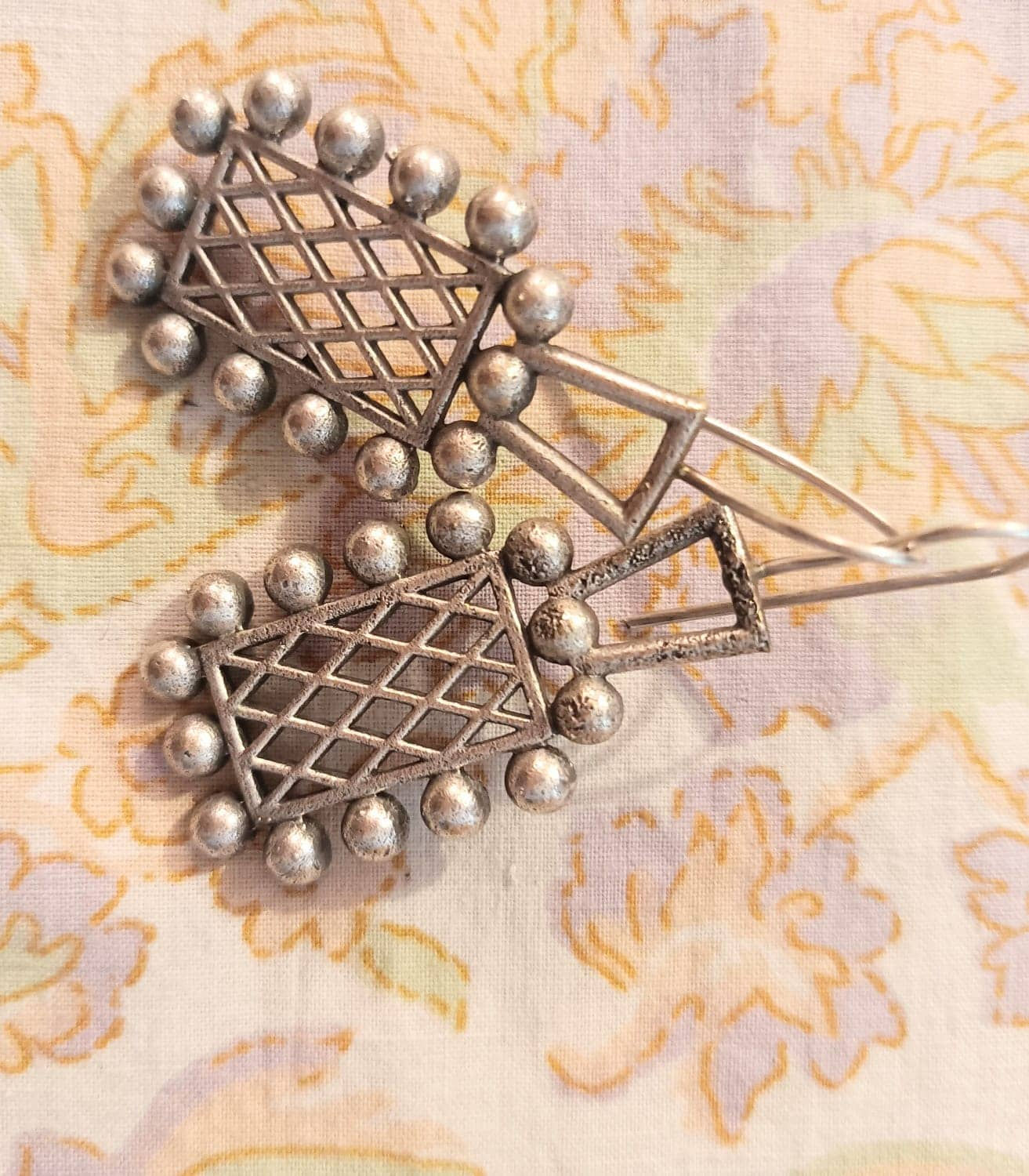 Rectangle shape earrings