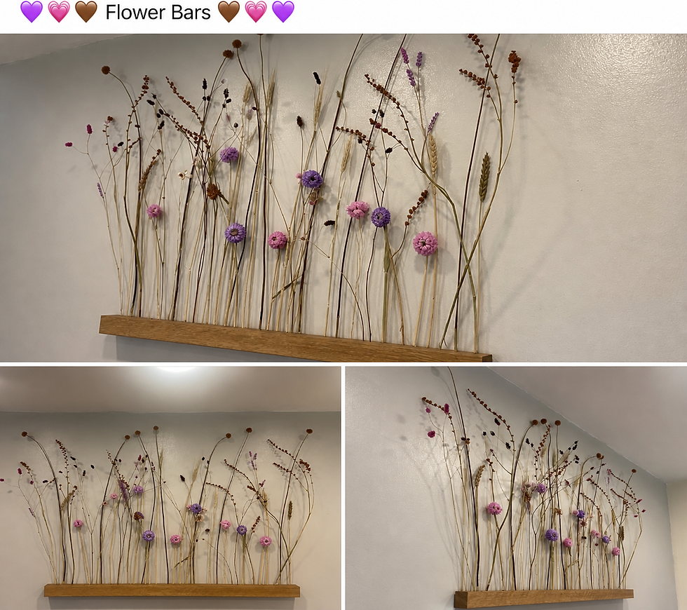 Thumbnail: Dried & Preserved Flower Bar. Meadowland Flower Bar