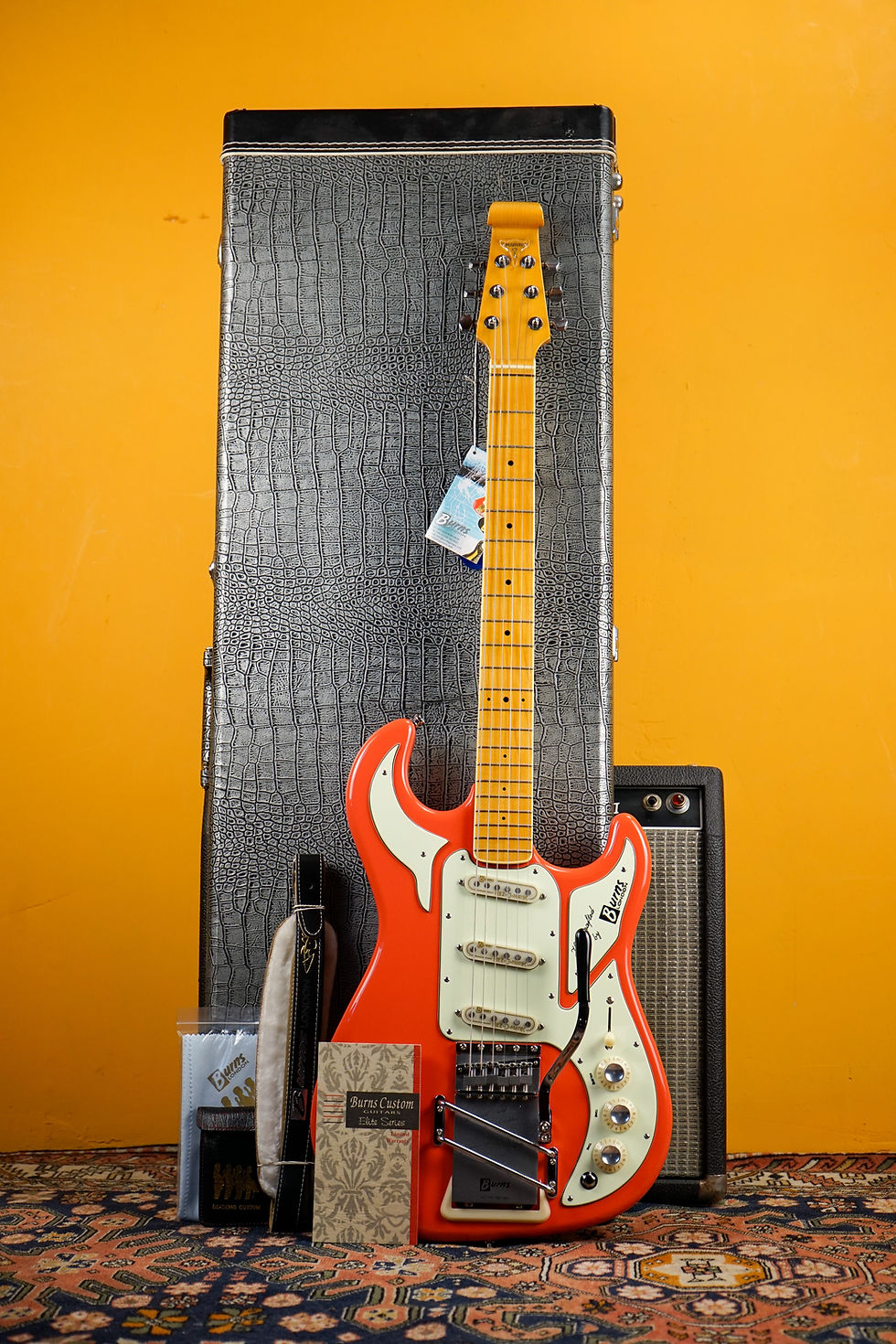 2007 Burns 'The Marvin 1964' Hank Marvin Signature Red - Mint w/ OHSC + Tags