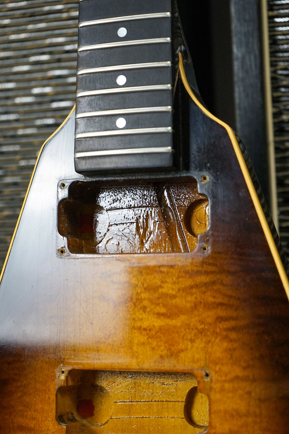 Thumbnail: 1982 Gibson USA Flying V CMT 'The V' - Husk / Project - with Original Casw