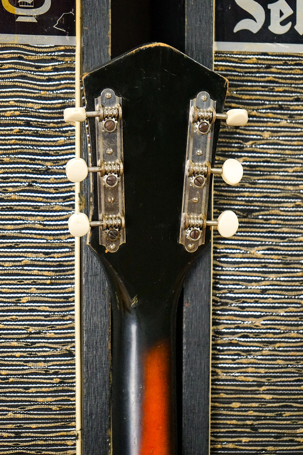 Thumbnail: 1958 USA Harmony Stratotone Mercury H47 Guitar - Sunburst - First Year Model