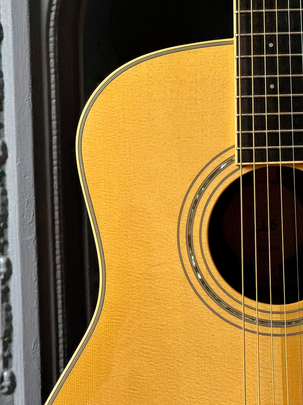 Thumbnail: 2005 Yamaha LL6 Natural Acoustic Guitar with Hard Shell Case - Made in Taiwan