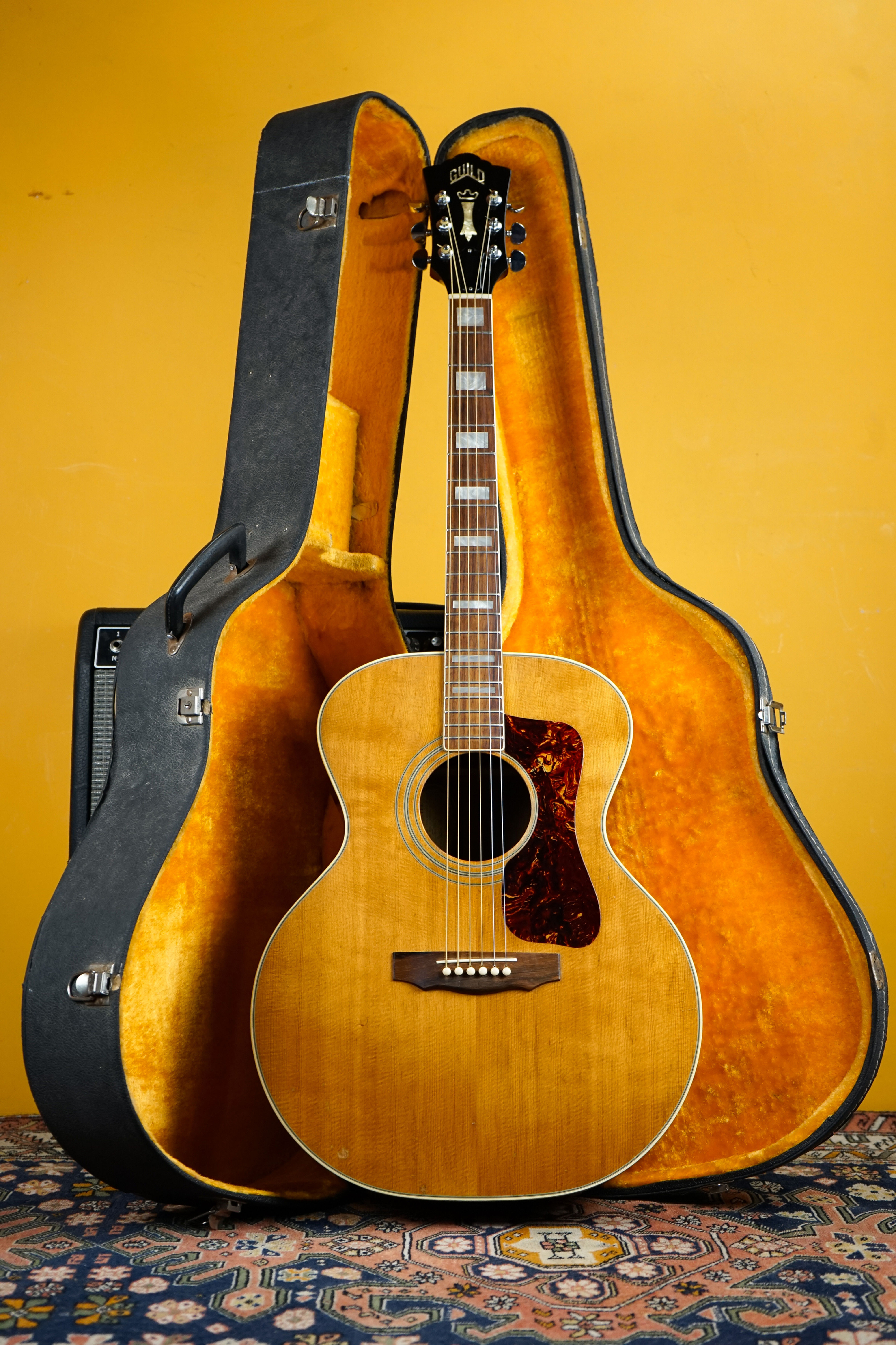 1973 Guild USA F-47 Vintage Acoustic Guitar with Original Hard Case