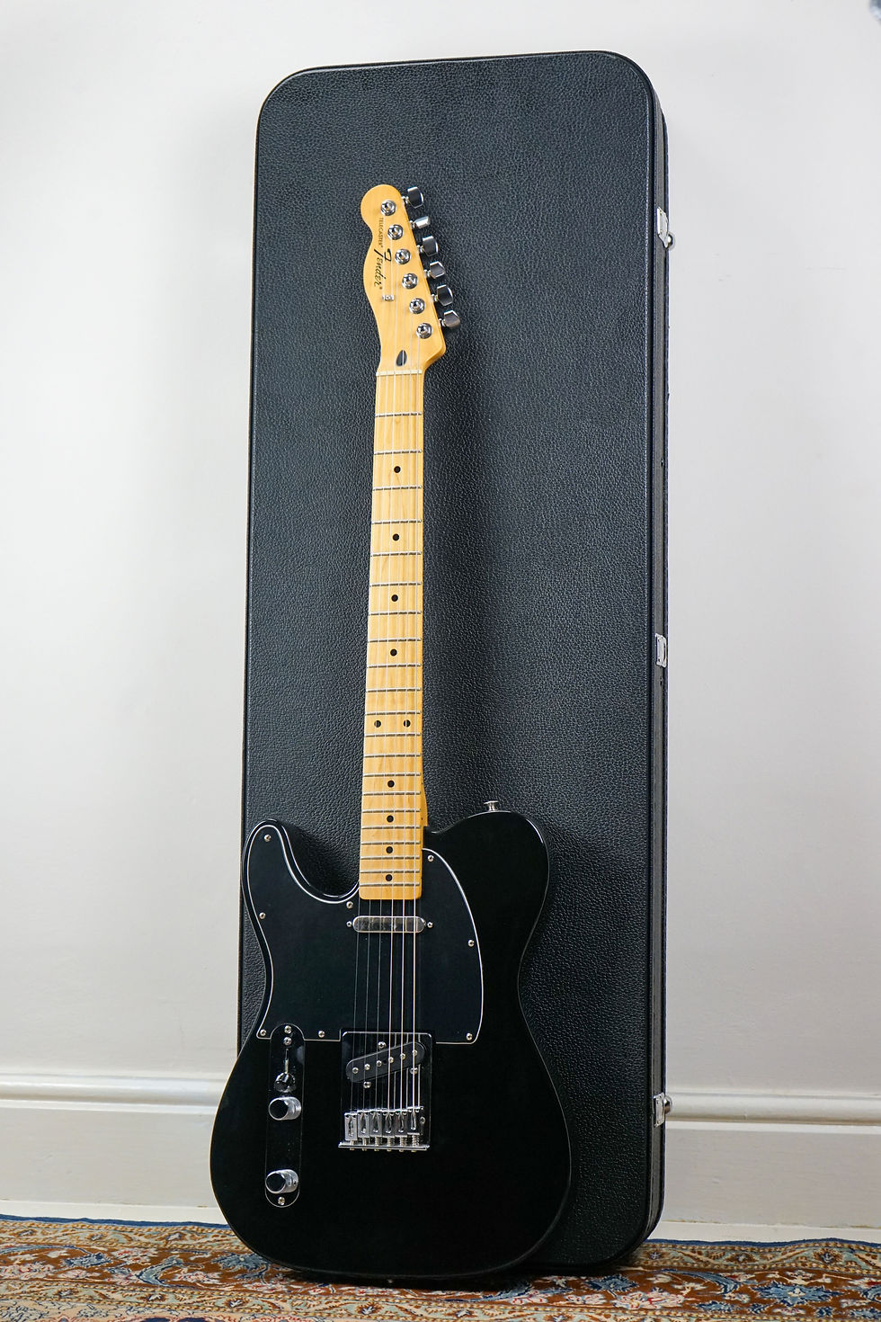 Thumbnail: 2009 Fender Mexico Left Handed Telecaster - Black / Maple with Hard Case