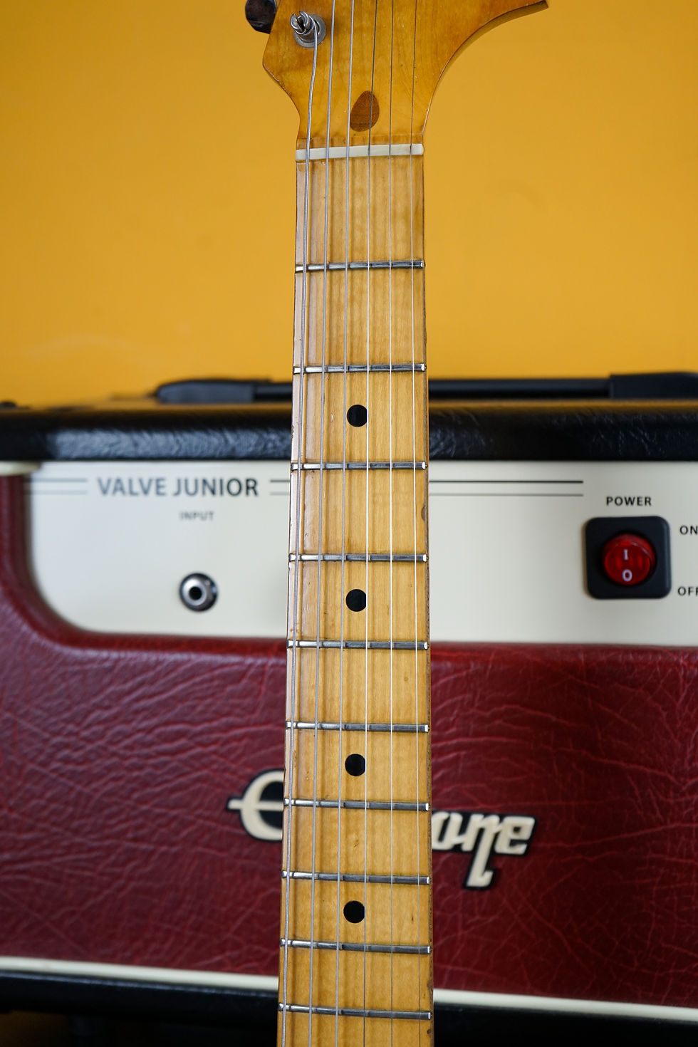 Thumbnail: 1976 Fender Mustang Red (Refinish) with Original Hard Case