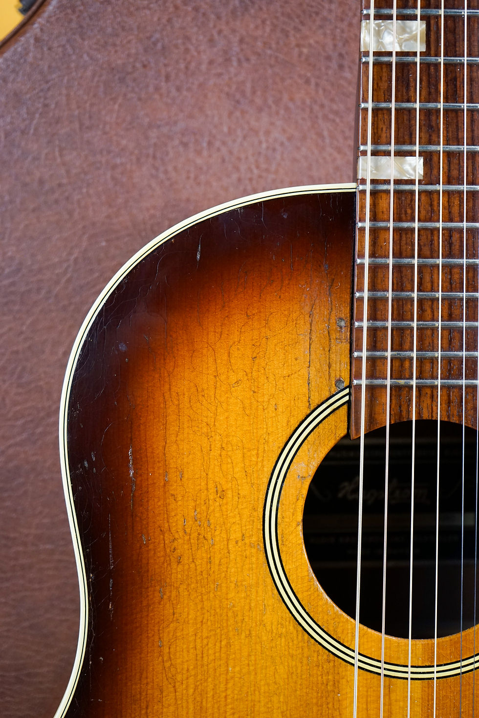 Thumbnail: 1963 Hagstrom J45 Model Acoustic Guitar - Sunburst with Case