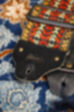 Thumbnail: 60s-70s Gibson USA Original Wide Woven Patterned Vintage Electric Guitar Strap
