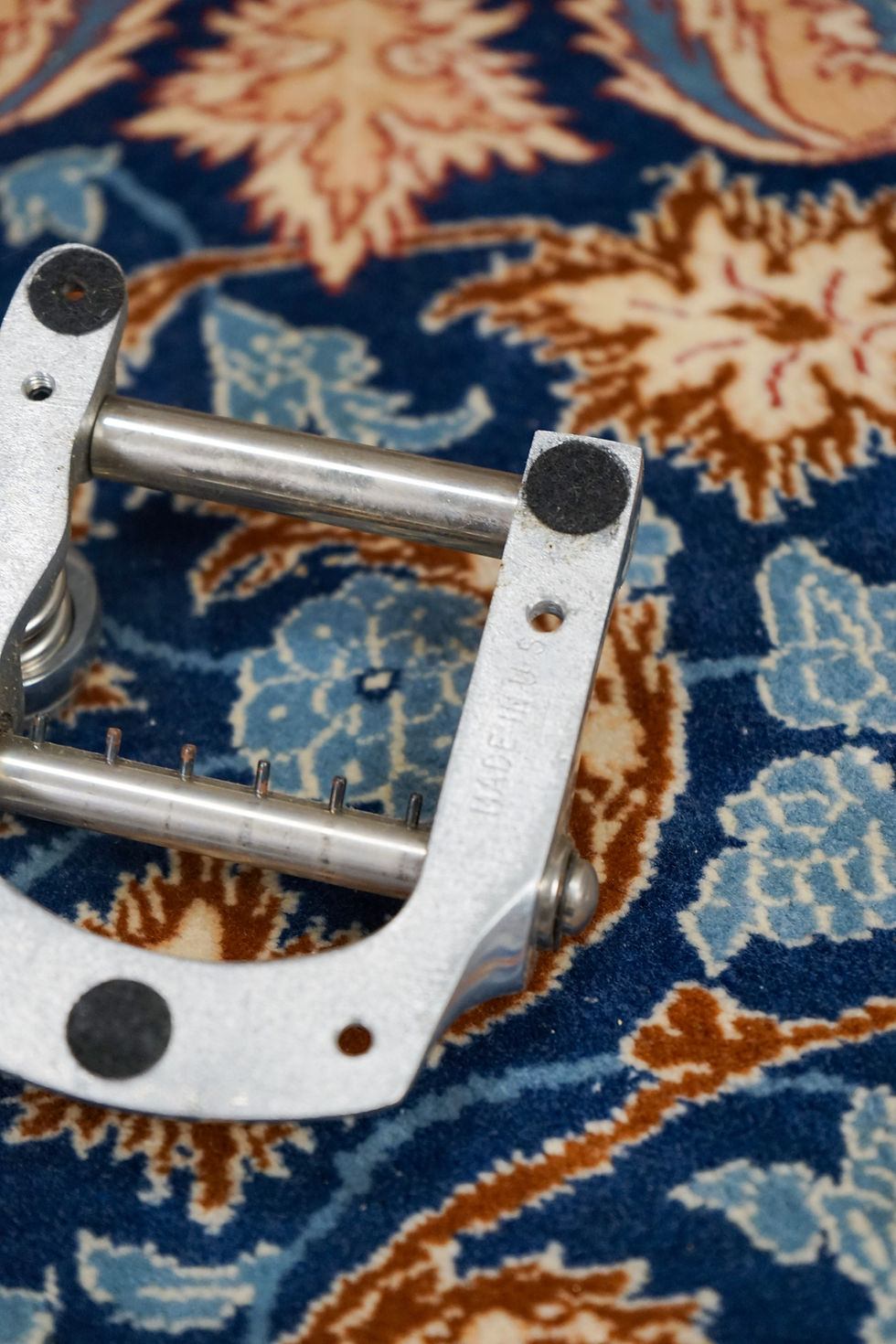 Thumbnail: 2000s Bigsby USA B5 Chrome Vibrato for Solid Top Guitars + Mounting Screws