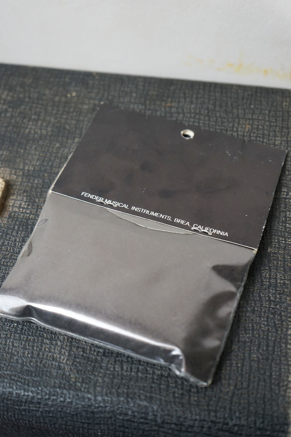 Thumbnail: 1970s Fender USA NOS Black Stratocaster Pickup Covers - In Original Packaging