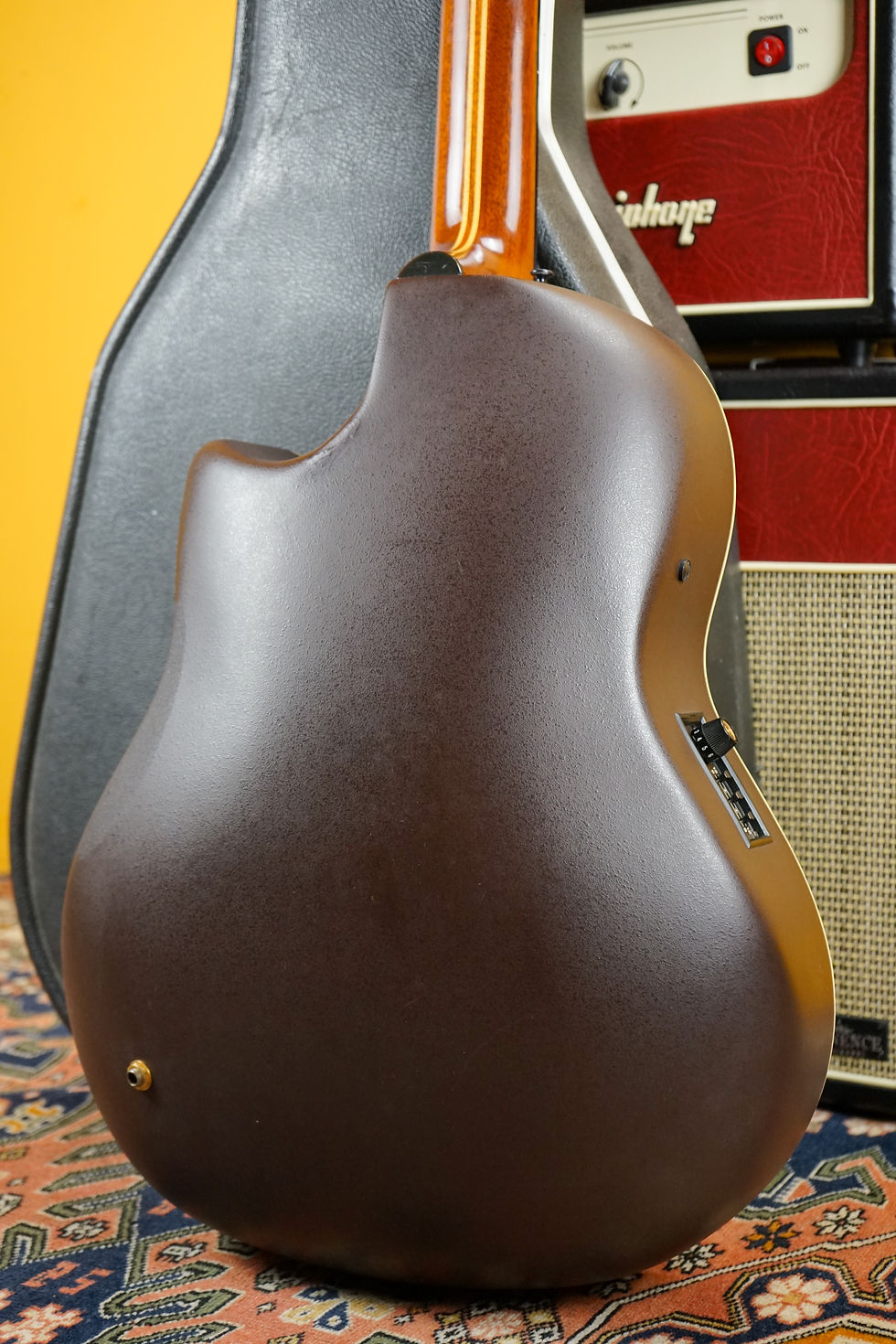 Thumbnail: 1985 Ovation USA 1763 Natural Classic Acoustic Guitar + Original Hard Case