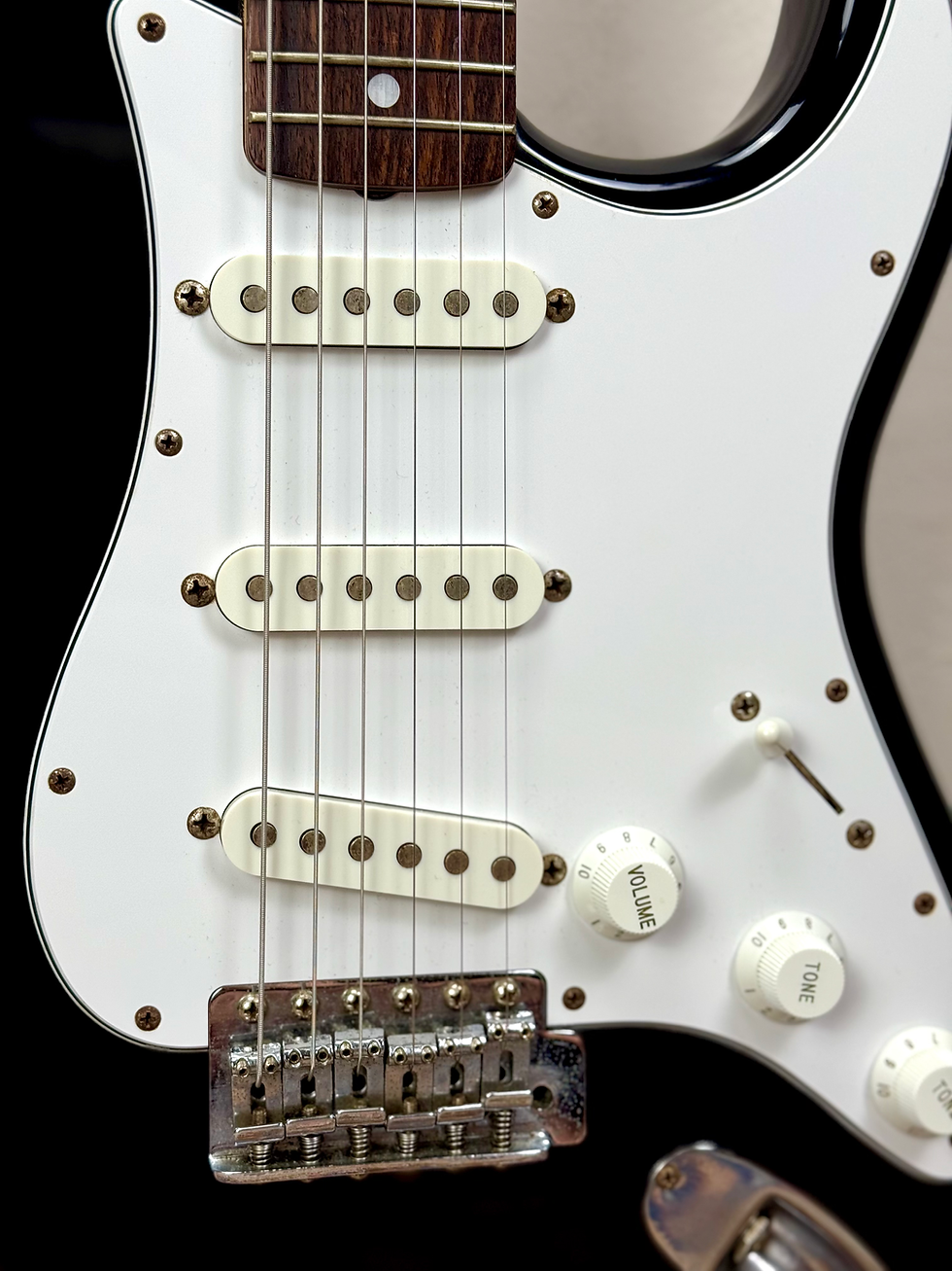 Thumbnail: 1993-94 Squier Japan Stratocaster - Black with Rosewood Fingerboard