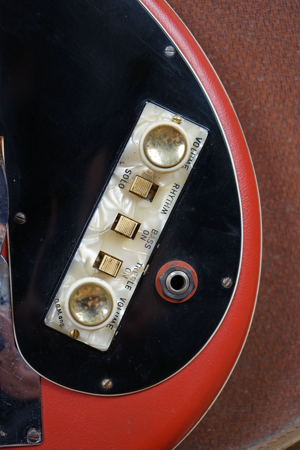 Thumbnail: 1962 Hofner Colorama II 164V (Selmer) Red - Made in Germany w/ Original Case