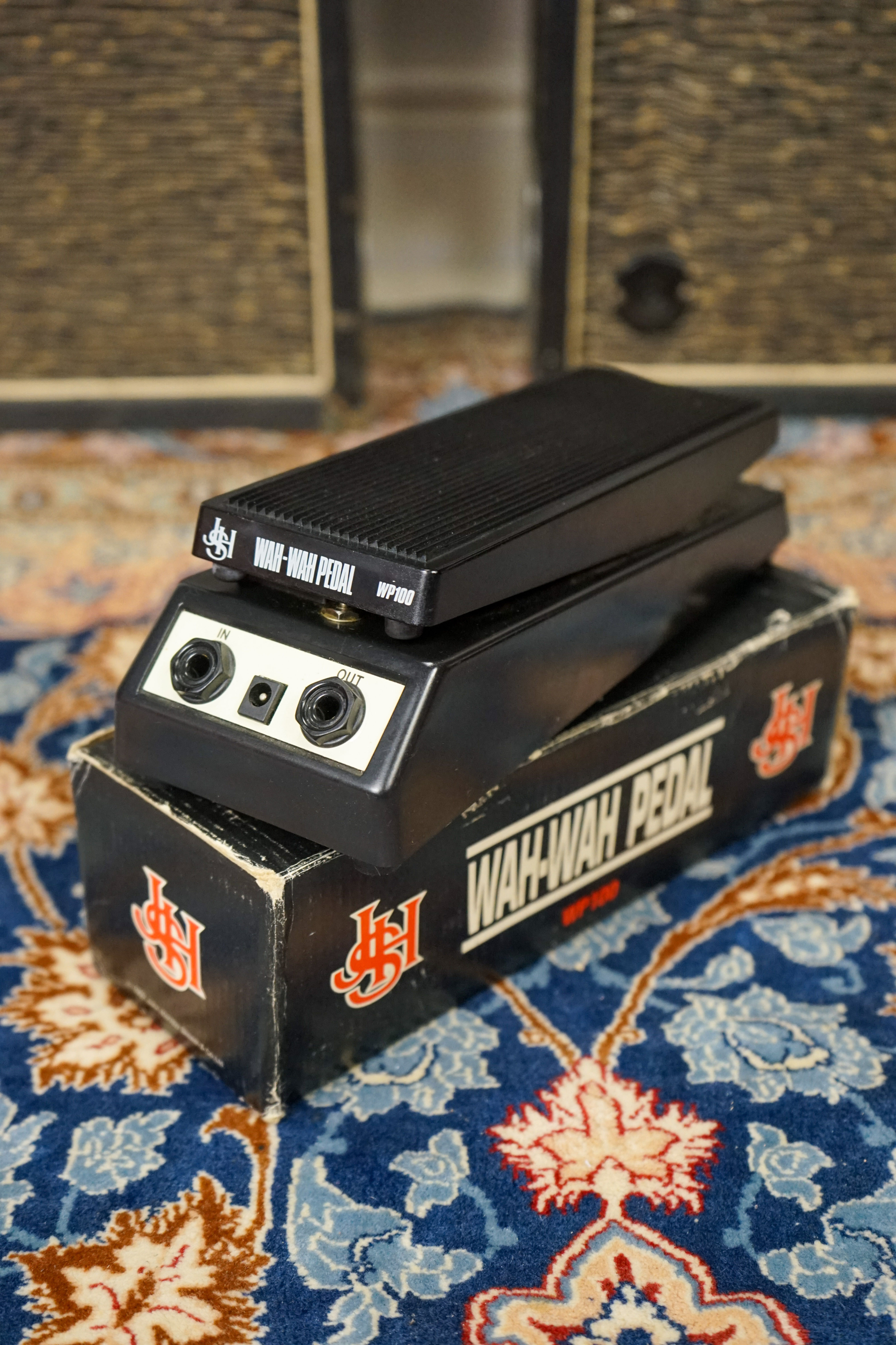 1992 JHS John Hornby Skewes WP-100 Wah Wah Pedal - with Original Box