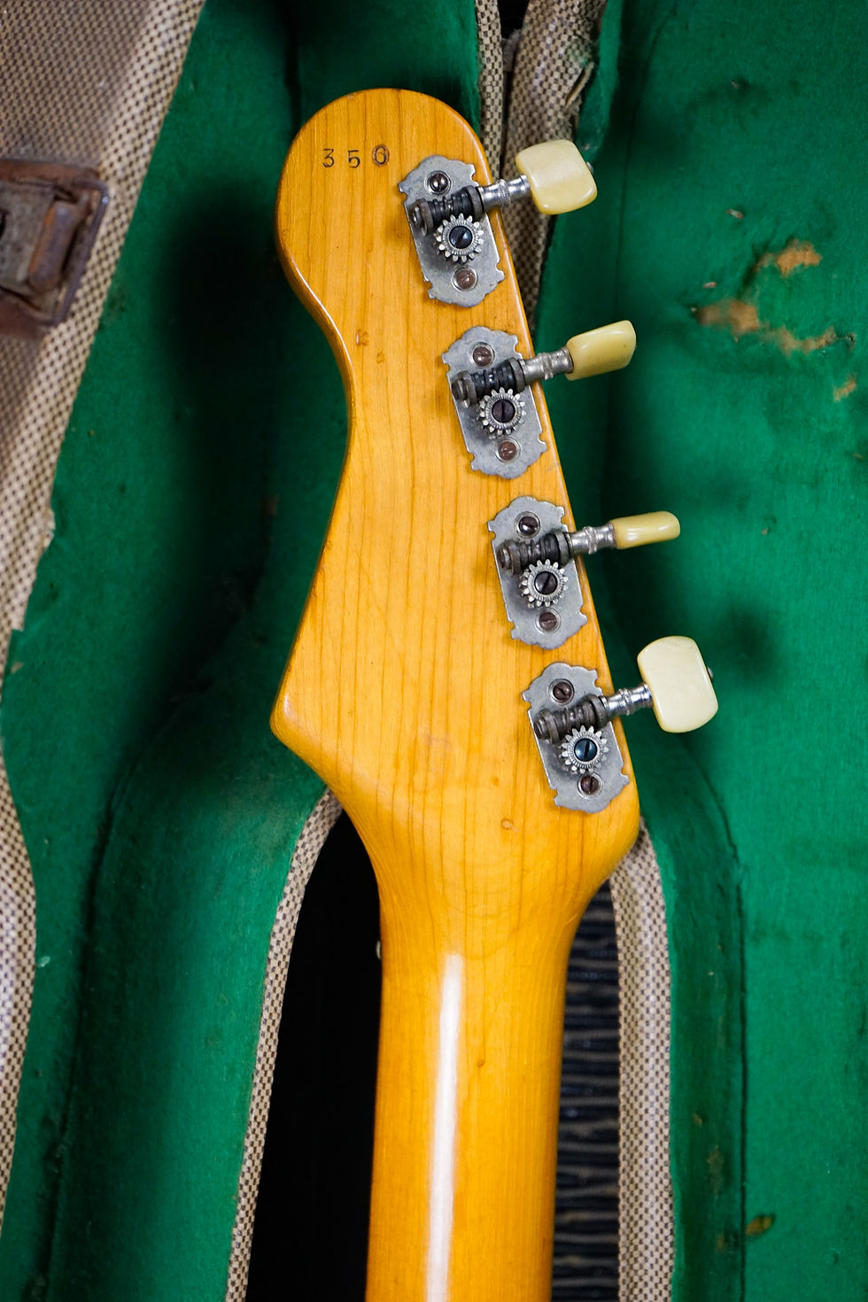 Thumbnail: 1963 Hofner 182 E1 Professional Solid Bass Red w/ Original Selmer Tweed Case