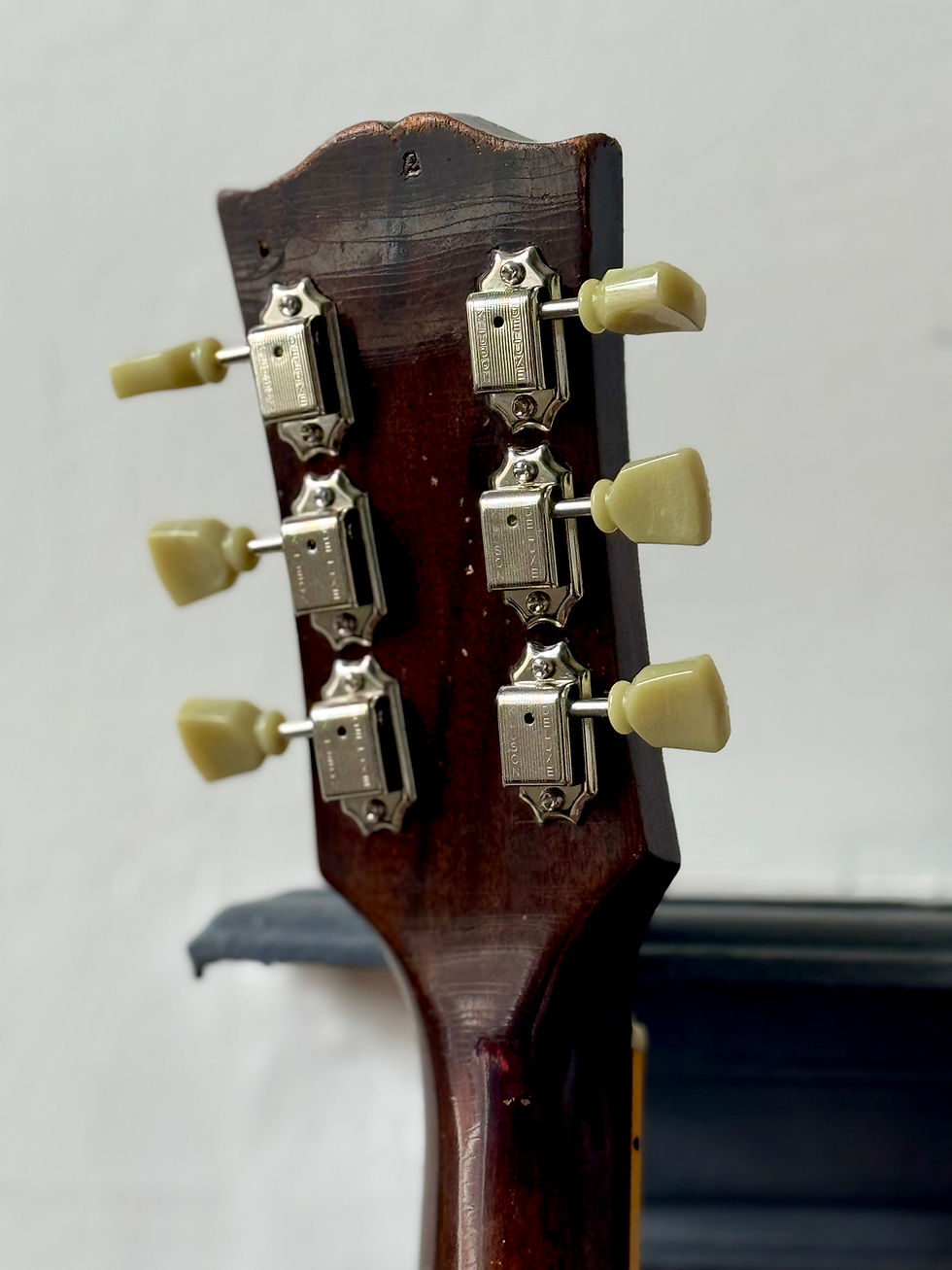 Thumbnail: 1956 Gibson ES-175D Conversion - Black Over Sunburst Refin w/ Hard Case