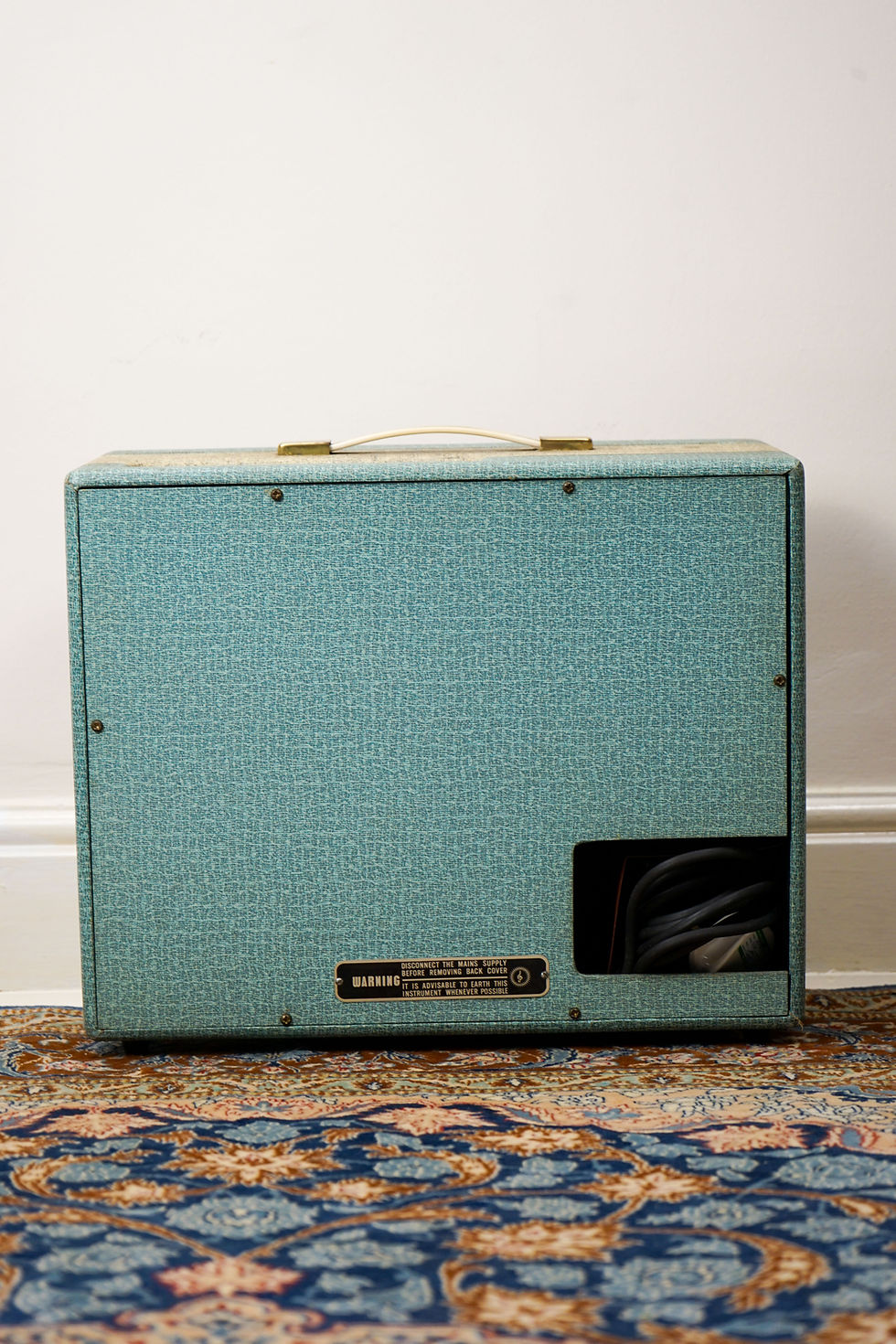 Thumbnail: 1960s Watkins (WEM) Westminster Amp - Blue w/ Original Cover and Footswitch