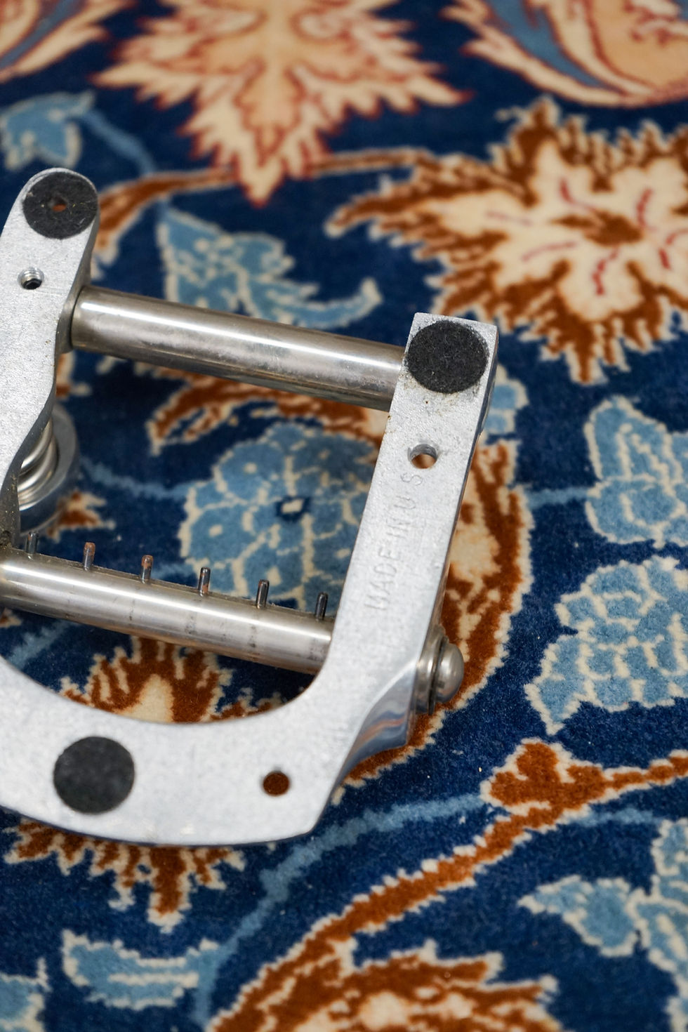 Thumbnail: 2000s Bigsby USA B5 Chrome Vibrato for Solid Top Guitars + Mounting Screws