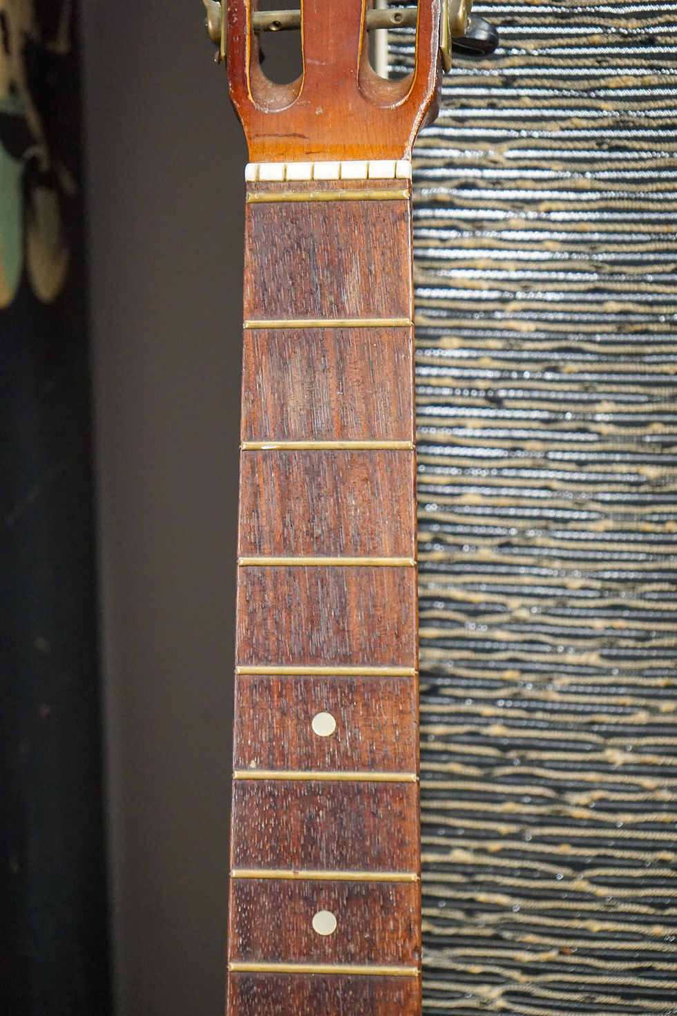 Thumbnail: 1950s Hofner Germany Model 522 Acoustic Guitar Husk Sunburst - for Parts/Project